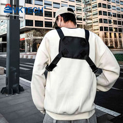 Hip Hop Style Crossbody Shoulder Chest Bag Unisex Oxford Streetwear Bag