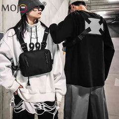 Hip Hop Style Crossbody Chest Bag Oxford Streetwear Bag