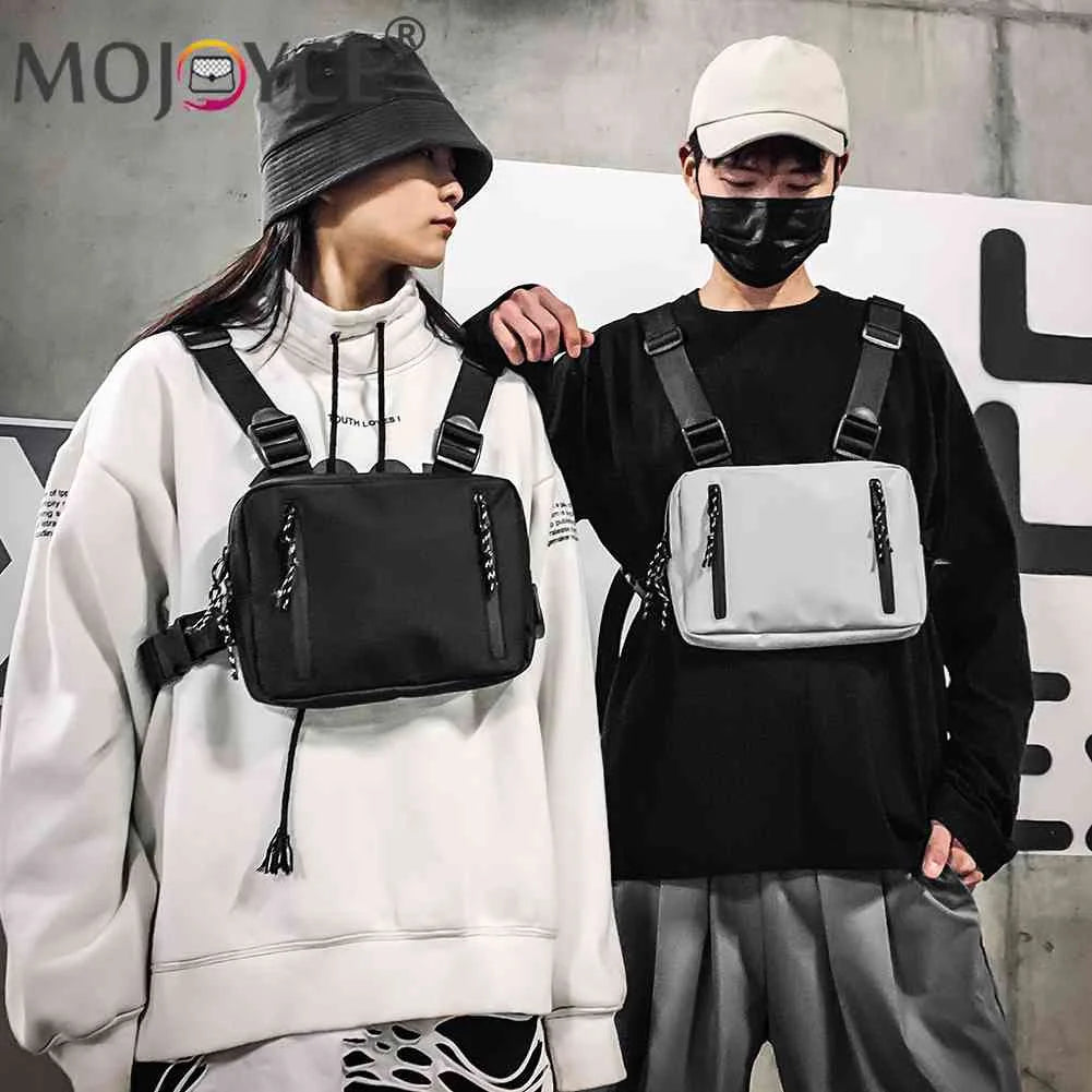 Hip Hop Style Crossbody Chest Bag Oxford Streetwear Bag