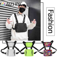 Hip Hop Style Crossbody Shoulder Chest Bag Unisex Oxford Streetwear