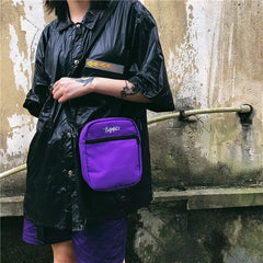 Hip Hop Casual Messenger Bag Mini Shoulder Couple Phone Pouch