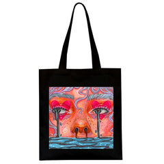 Hip-hop Cartoon Harajuku Print Canvas Bag Gothic Casual Large-Capacity Shopper