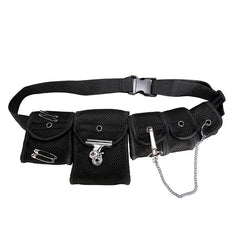 Hip hop Women Waist Bag Geometric Waist Pack Polyester Phone Pouch