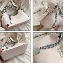 Hit Chains Underarm Bag Women Handbags Brands Shoulder Crossbody Bag Small Soft