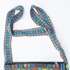 Hmong Vintage Ethnic Shoulder Bag Embroidery Boho Hippie Tassel Tote