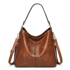 Leather Hobo Bag Women Handbags Shoulder Purse Vintage Tote Sac