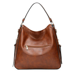 Leather Hobo Bag Women Handbags Shoulder Purse Vintage Tote Sac
