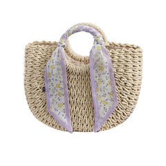 Hobo Women's Straw Beach Tote Bag Woven Bohemian Vacation Handbag
