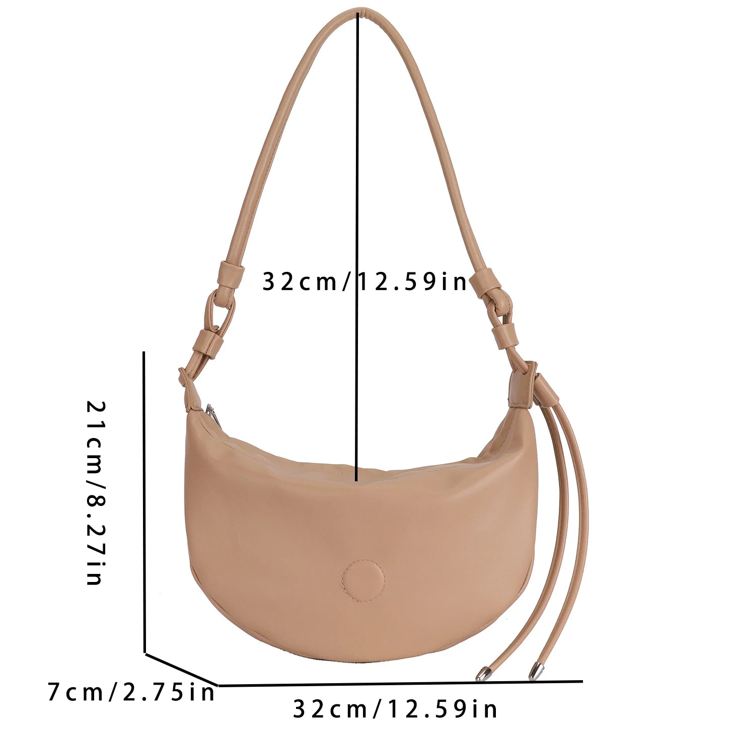 Women's Crossbody Bag Large Capacity Tote Lady Travel Shopper Messenger Purse