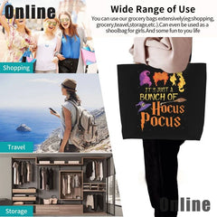 Hocus Pocus Halloween Tote Bag Lady Shoulder Bag
