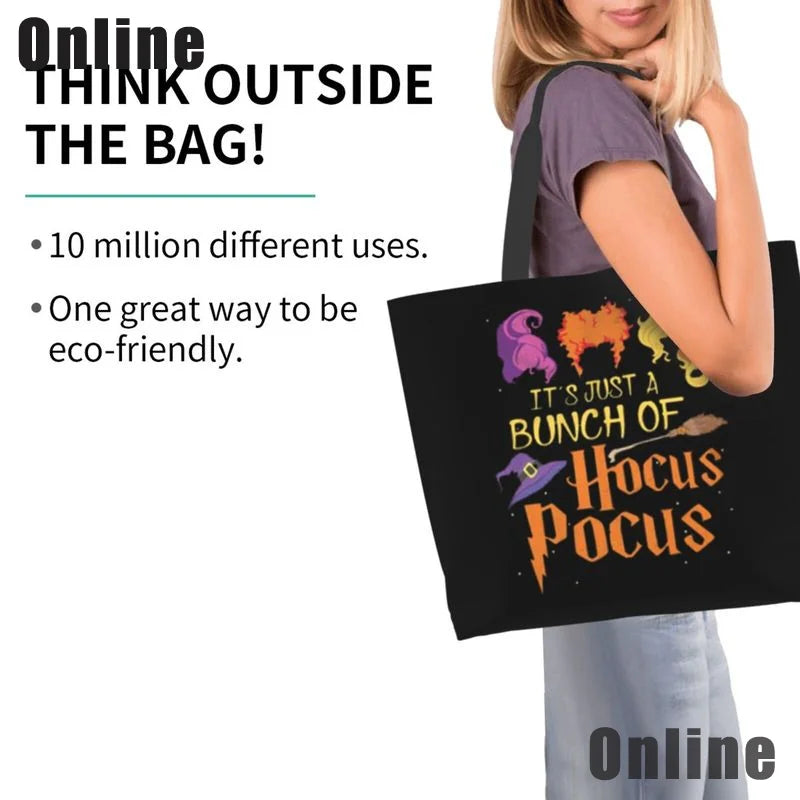 Hocus Pocus Halloween Tote Bag Lady Shoulder Bag