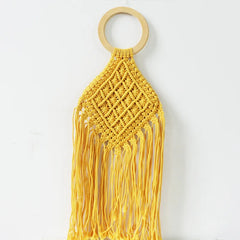 Hollow Cotton Rope Women's Bag Woven Straw Beach Female Top Handle Bags