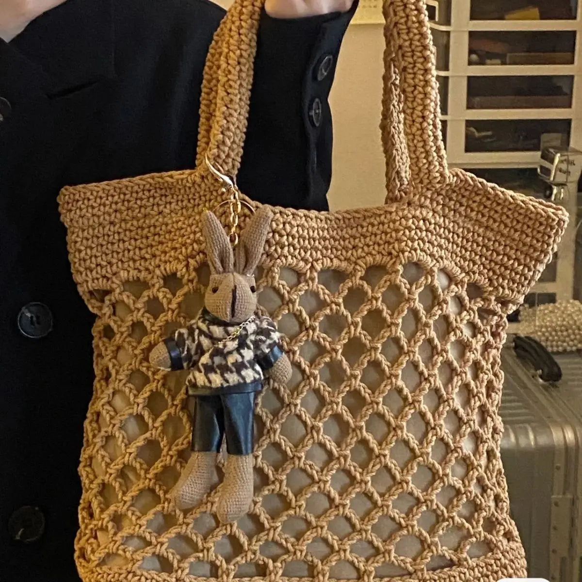 Vintage Shoulder Bag Women Zipper Tote Large Capacity All-match Handbag