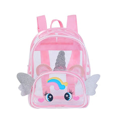 Clear Holographic Backpack Purse Travel Shoulder Bag