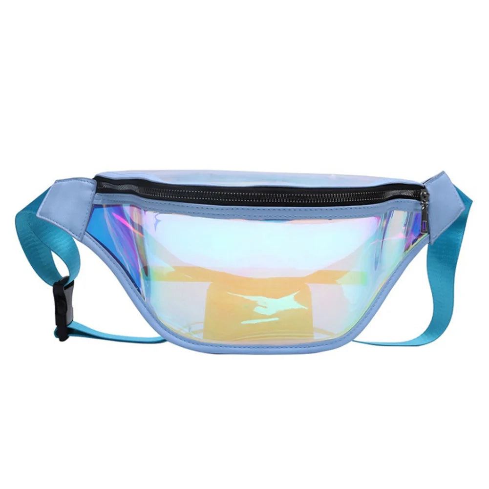 Holographic Fanny Pack For Women Waist Bag Men Hologram Hip Bum Bag