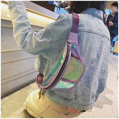Holographic Fanny Pack For Women Waist Bag Men Hologram Hip Bum Bag