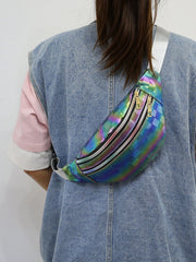Holographic Fanny Pack Waist Bag Travel Beach Laser Hip Bum Women Purse