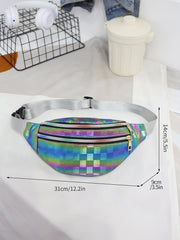 Holographic Fanny Pack Waist Bag Travel Beach Laser Hip Bum Women Purse