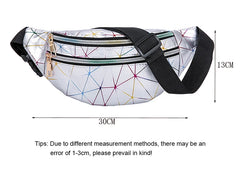 Holographic Fanny Pack Women's Waist Bag Laser Chest Phone Pouch