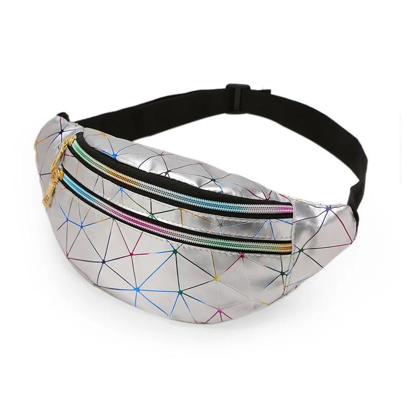 Holographic Fanny Pack Women's Waist Bag Laser Chest Phone Pouch