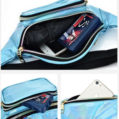 Holographic Fanny Pack Laser Waist Bag Chest Pocket