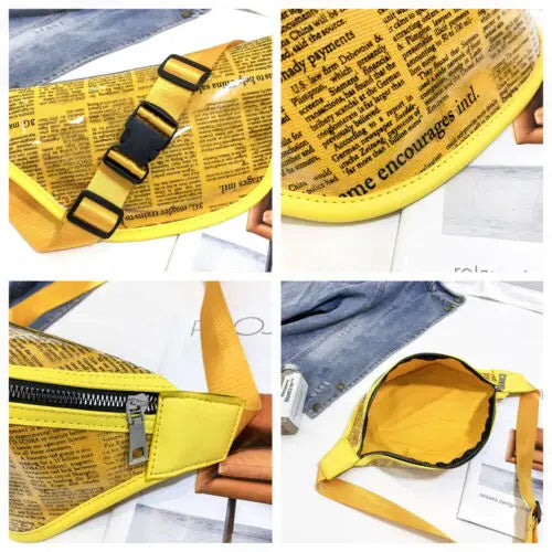 Holographic Transparent Fanny Pack Laser Waist Bag Women Casual Purse