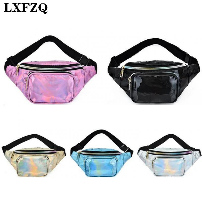 Women's Holographic Laser Waist Bag Fanny Pack