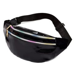 Holographic Glitter Waist Bag Unisex Phone Pouch
