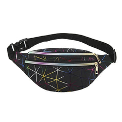 Glitter Fanny Pack PU Waterproof Belt Bag