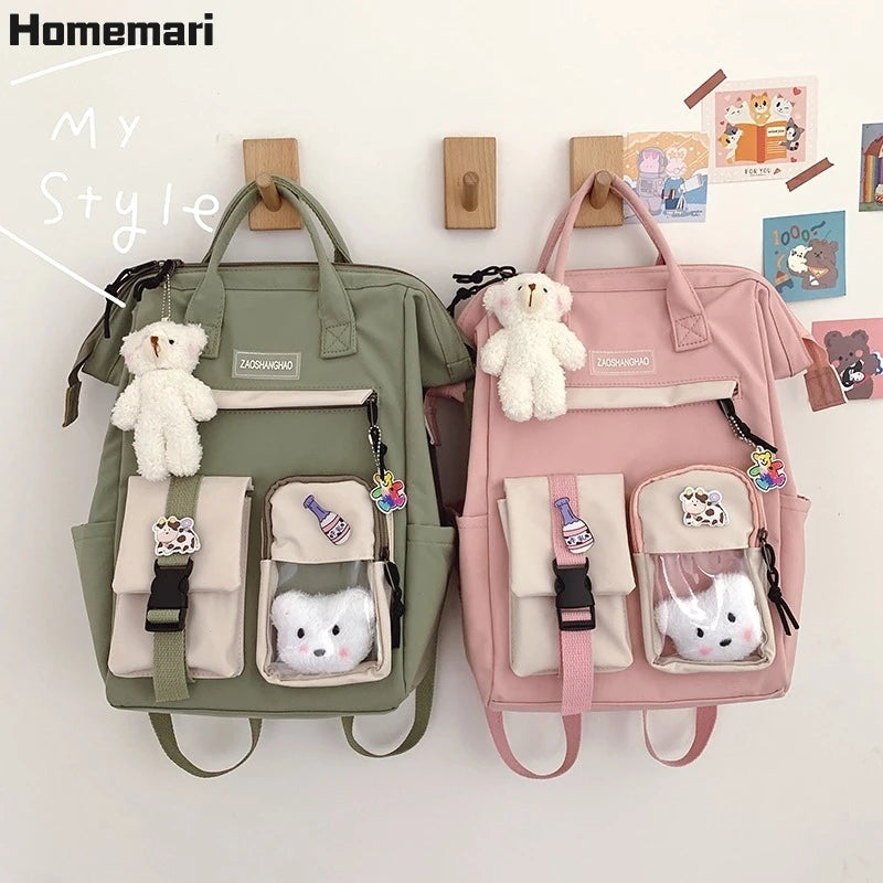 Girls Backpack Women Large Capacity Ins School Bags for Teens Female