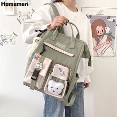 Girls Backpack Women Large Capacity Ins School Bags for Teens Female