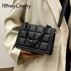 Honeycherry Geo Embossed Flap Crossbody Bag Mini Handbags For Women