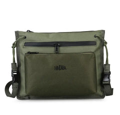 Hongkong Hip-Hop Zipper Messenger Bag in Camouflage