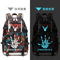 Honkai Impact 3 Anti Thief Travel Backpack USB Charging Laptop Backpack