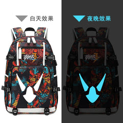 Honkai Impact 3 Anti Thief Travel Backpack USB Charging Laptop Backpack