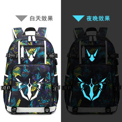 Honkai Impact 3 Anti Thief Travel Backpack USB Charging Laptop Backpack