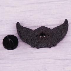 Cute Bat Cartoon Enamel Brooch for Halloween