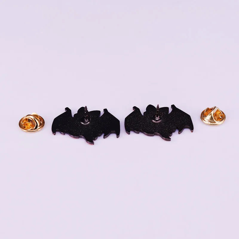Cute Bat Cartoon Enamel Brooch for Halloween