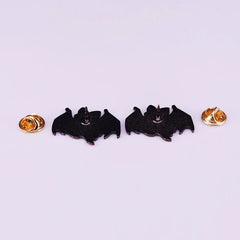 Cute Bat Cartoon Enamel Brooch for Halloween