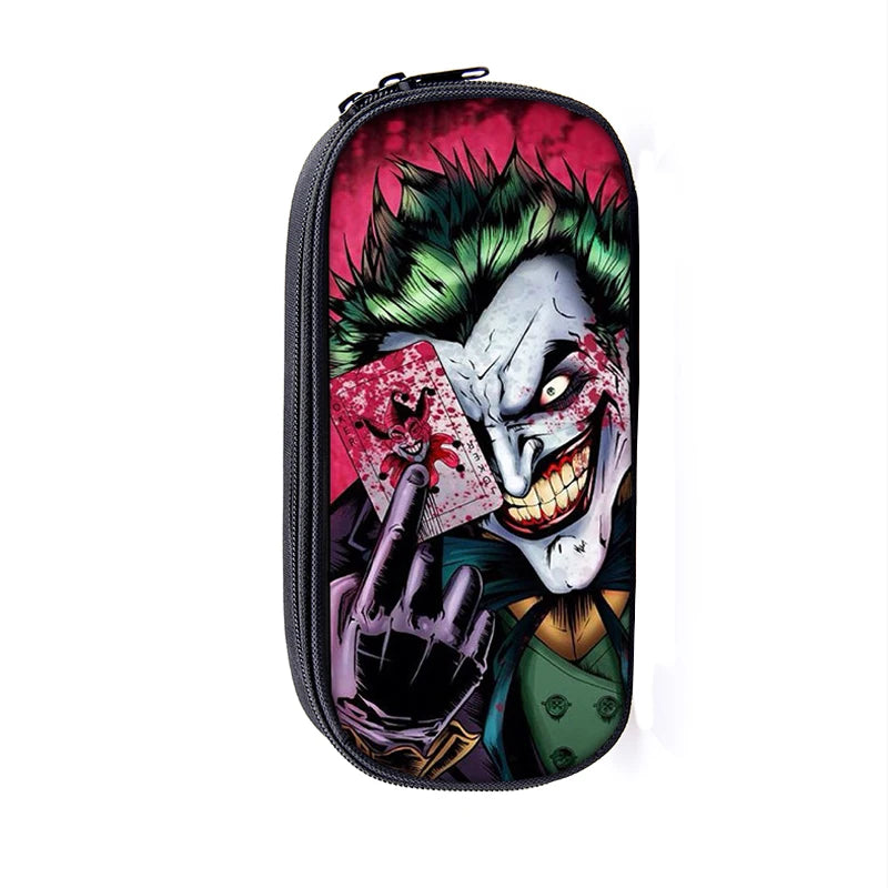 Evil Clown Cosmetic Bag for Kids - Cartoon Pencil Holder