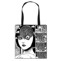 Horror Manga Totes Bag Women Handbag Shoulder Bag Large Capacity Shopping Bags