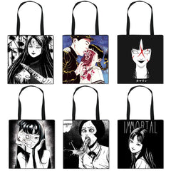 Horror Manga Totes Bag Women Handbag Shoulder Bag Large Capacity Shopping Bags