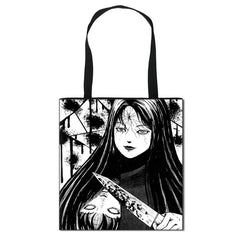 Horror Manga Totes Bag Women Handbag Shoulder Bag Large Capacity Shopping Bags