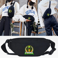 Horror Skeleton Waist Bag Crossbody Sports Running Bag