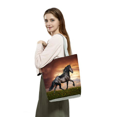 Animal Print Shoulder Beach Bag