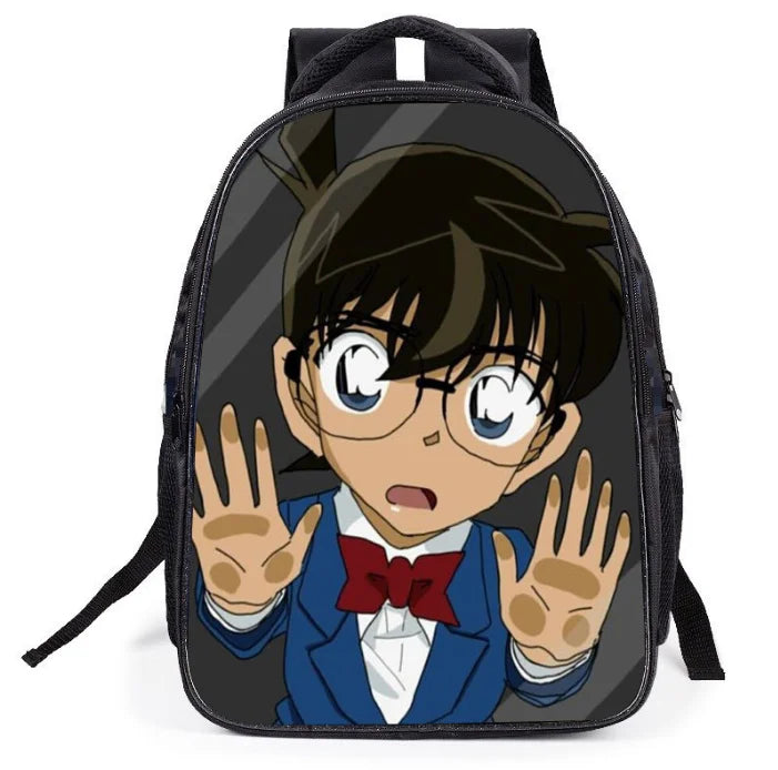 11-inch Detective Conan Backpack for Kids Boys Girls School Bag