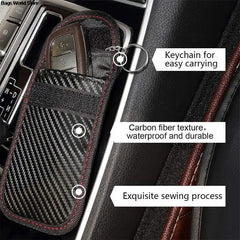 1pc Anti-theft Car Key Signal Blocking Pouch Rfid Key Protector