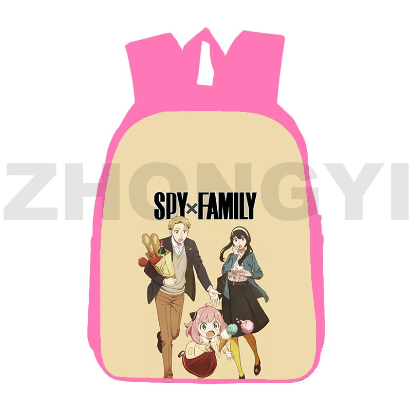 3D Anime Anya Forger Backpack School Bag 12/16 Inch Bookbag Children Spy Family