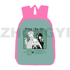 3D Anime Anya Forger Backpack School Bag 12/16 Inch Bookbag Children Spy Family