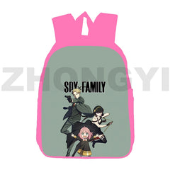 3D Anime Anya Forger Backpack School Bag 12/16 Inch Bookbag Children Spy Family